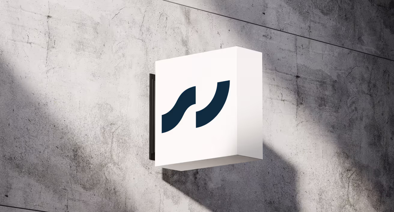 a white box hanging on the side of a wall with high west logo