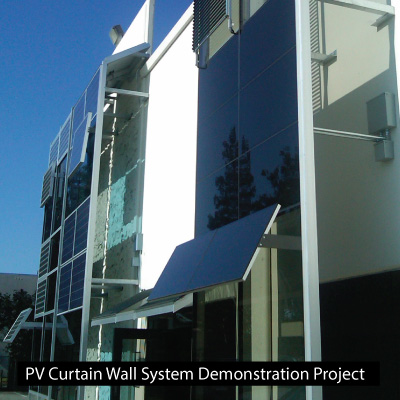 PV Curtain Wall System demonstration project.