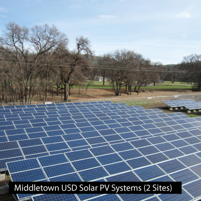 Solar Installations (2 Sites) for the Middletown USD.