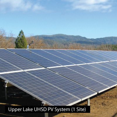Solar Installations (1 Site) for the Upper Lake UHSD.