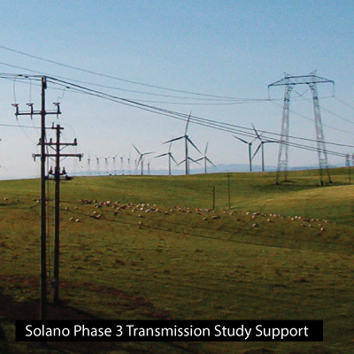 IEC assisted SMUD to develop a project transmission study for Phase 3 of the Solano Wind Project.