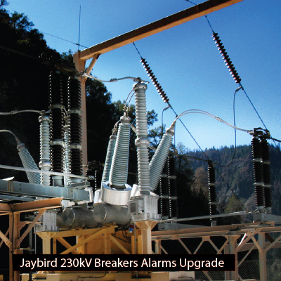 IEC provided condition assessment and technical support for SMUD's Jaybird 230kV Breakers Alarms Upgrade.