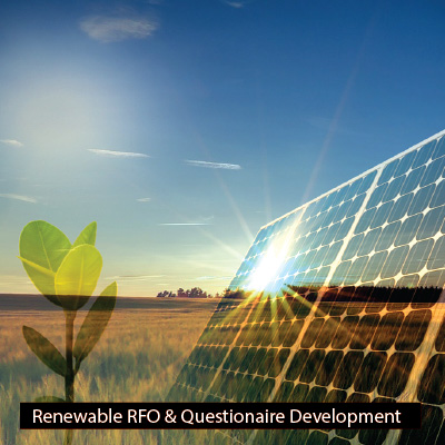 SMUD requested professional services from IEC in the development of two solicitations in support of SMUD’s Renewables Portfolio Standard (RPS) program.