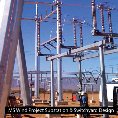 IEC Corporation provided substation design engineering services for the Consolidated Electrical Distributors (CED) 50 MW Macho Springs Wind Farm (Phase 1) in New Mexico.