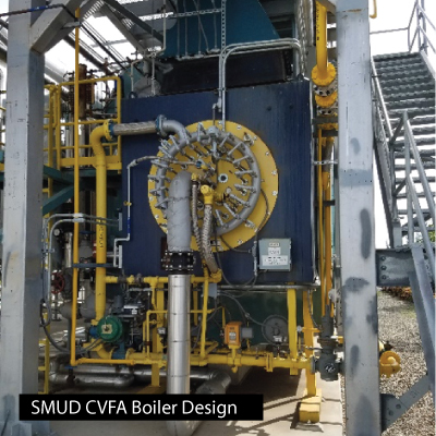 SMUD contracted IEC to perform detail mechanical and electrical engineering design for its CVFA Boiler project.