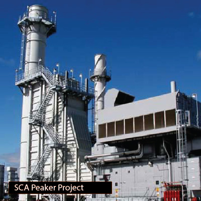 IEC provided engineering, project management, and testing for the SCA Peaker Project.