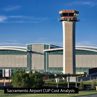 IEC conducted an analysis relating to the Central Utility Plant (CUP) and combined heat and power (CHP) at the Sacramento International Airport to evaluate the cost and equipment selection for an advanced energy facility.