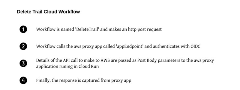 Eliminar flujo de trabajo de Trail Cloud