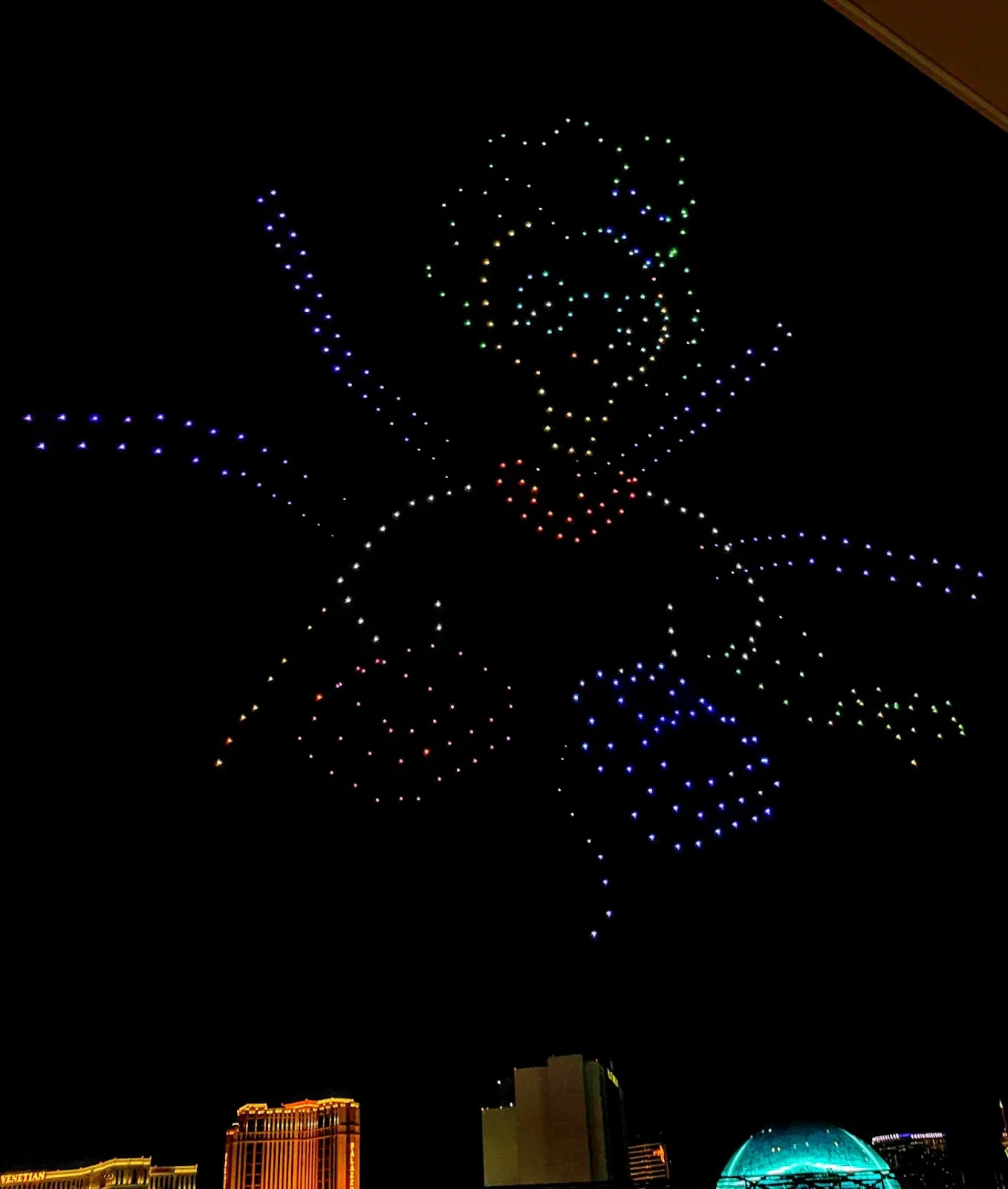 Spectacle de drones Scattered Spider