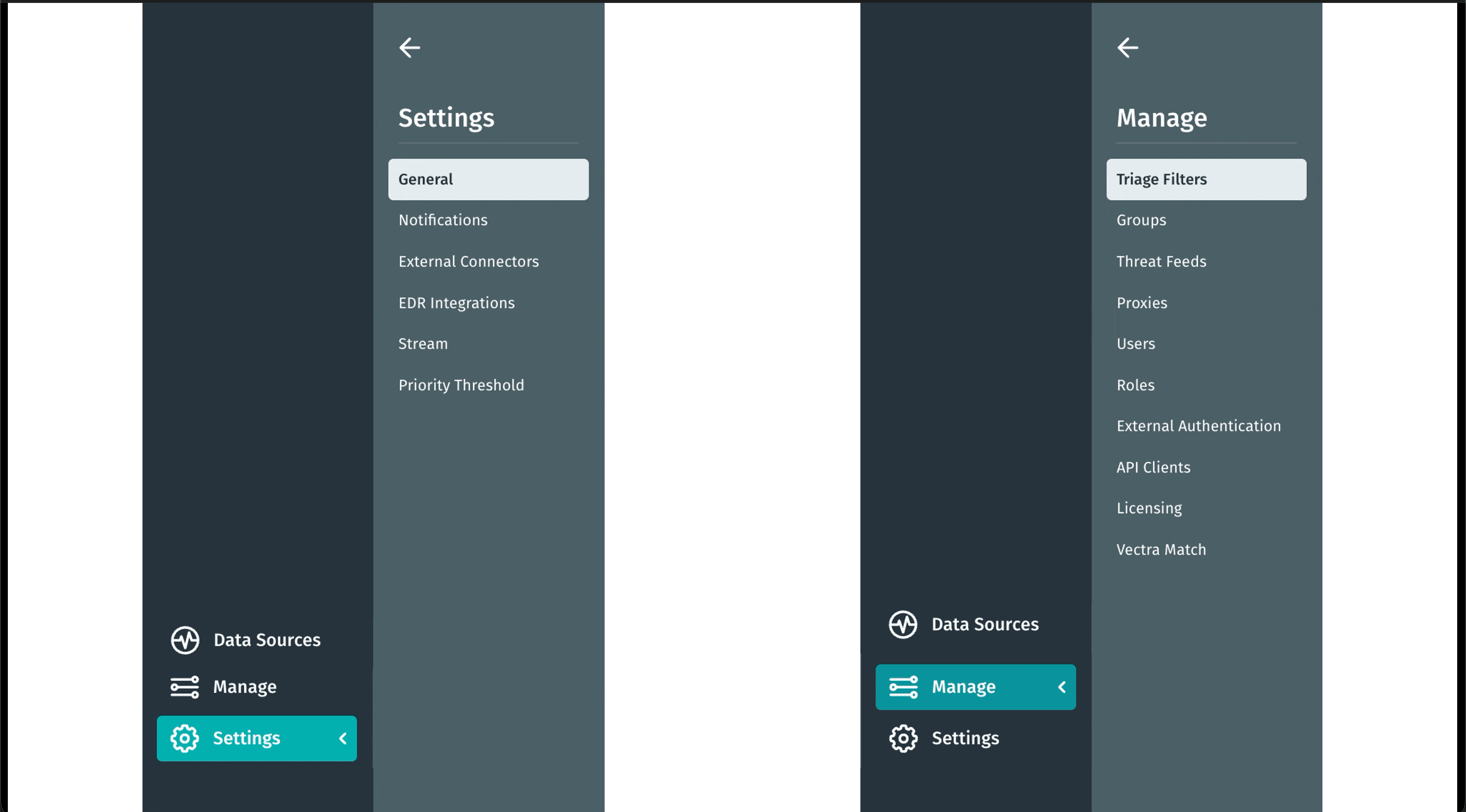 Navigation Change: Configuration