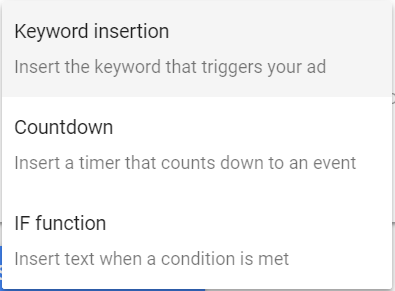 google ad customizers