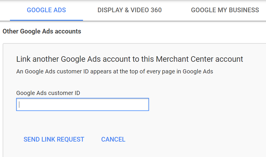 TrueView for Shopping - Google Merchant account linking