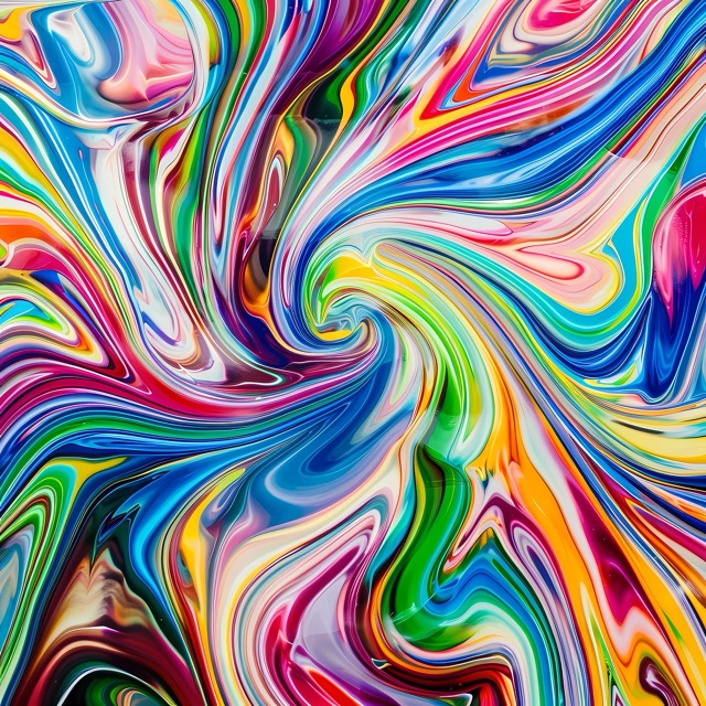 Image abstraite pleine de couleurs