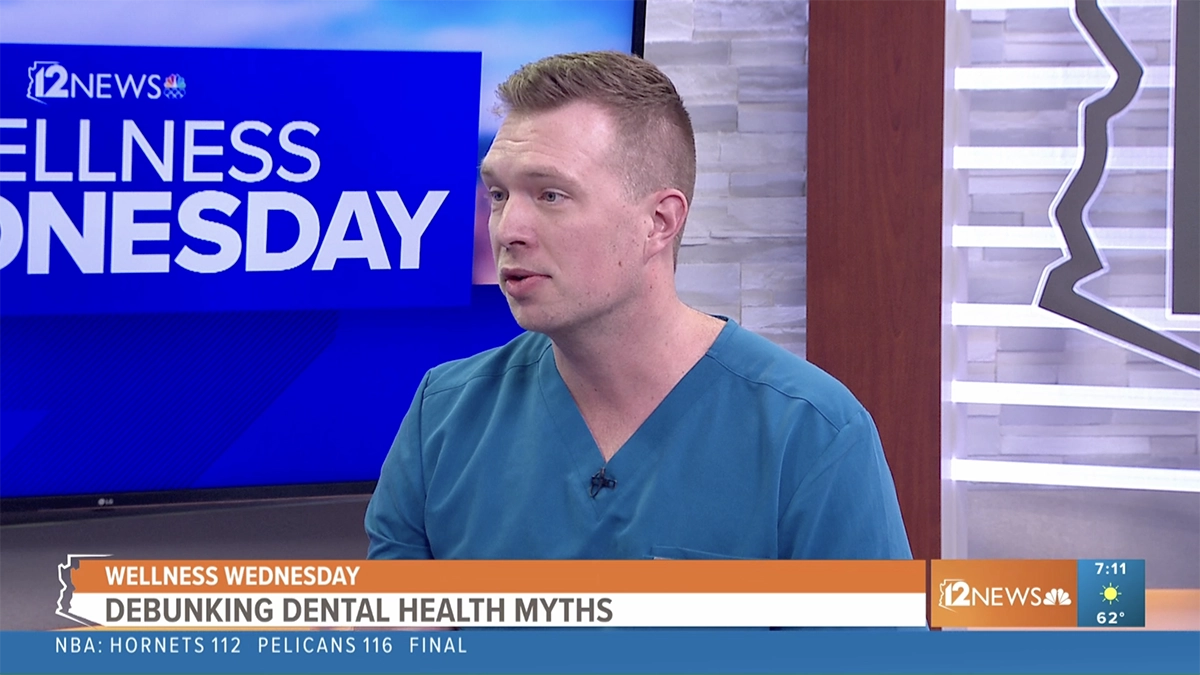 Dr. Kristopher Alpers was featured on NBC 12 to talk about dental myths and if they are true or false