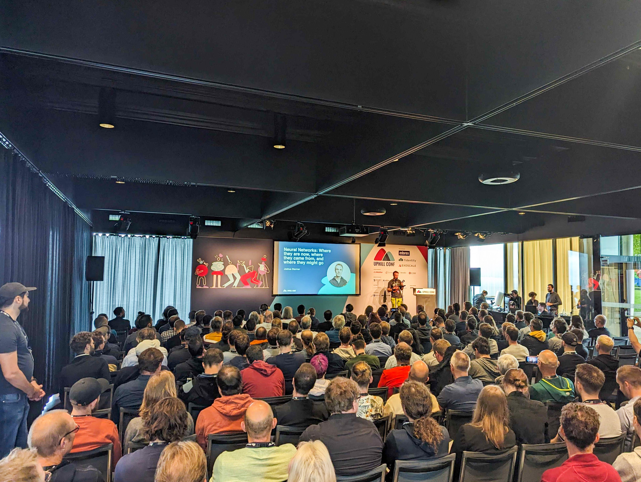 All speakers on the stage