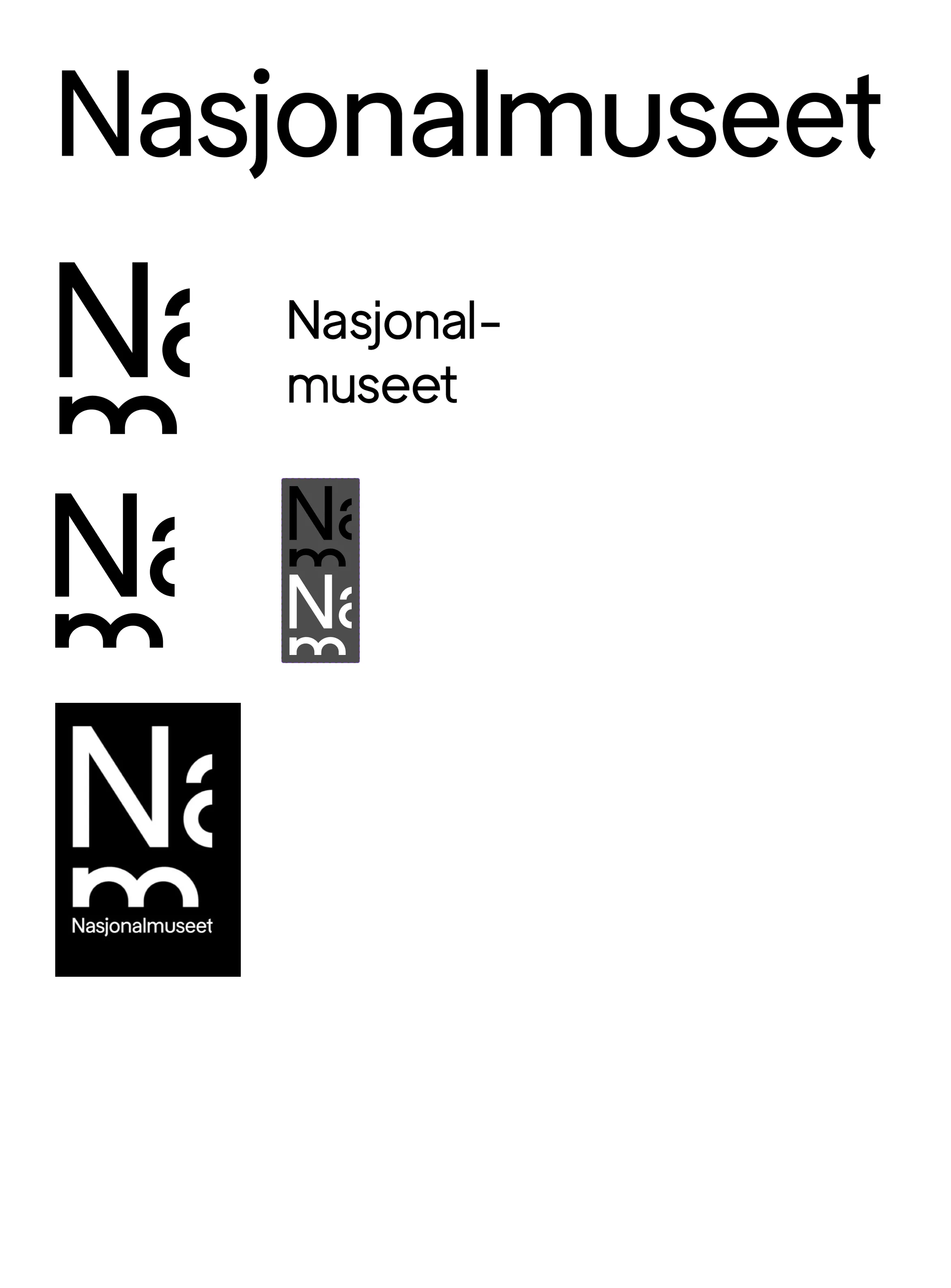 Logoer fra Nasjonalmuseet