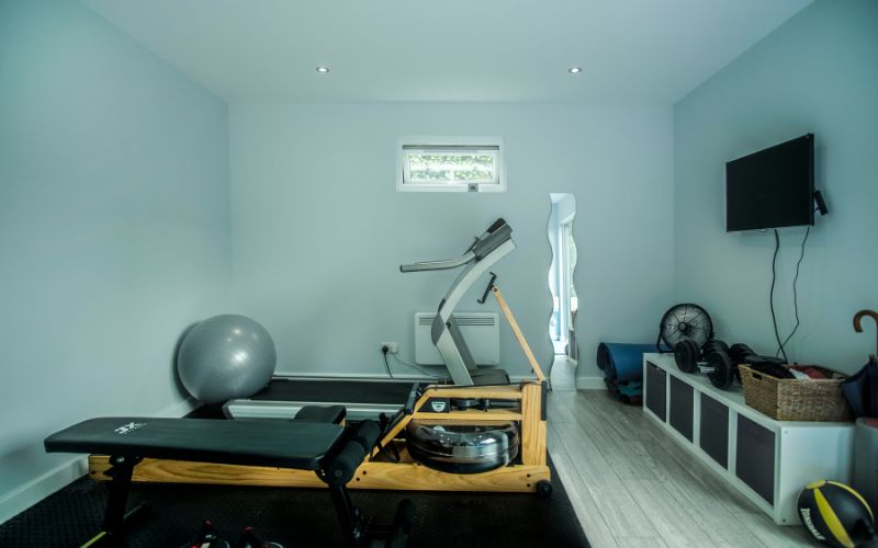 Garden room gym