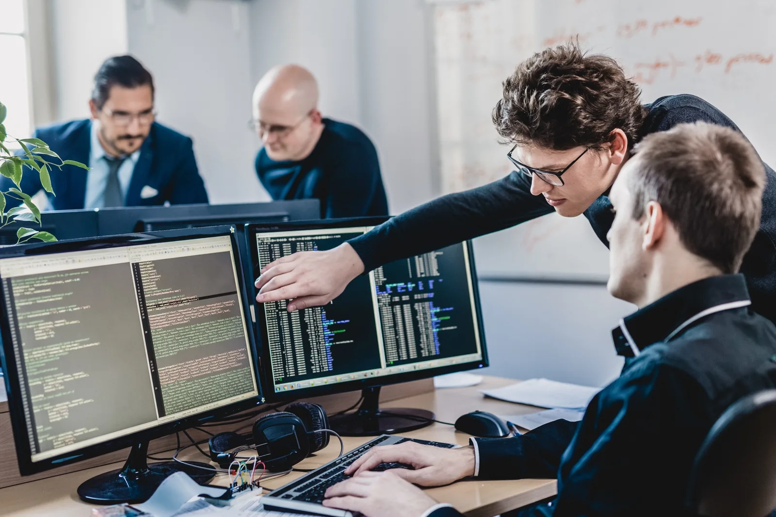 Software development and security professionals collaborating on DevSecOps practices