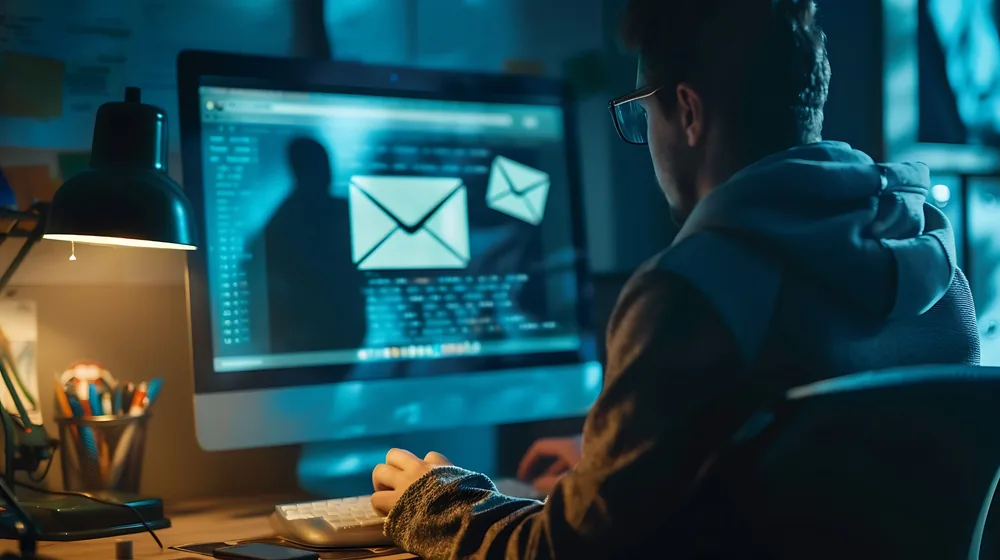 Computer user facing suspicious email activity associated with a cyber attack