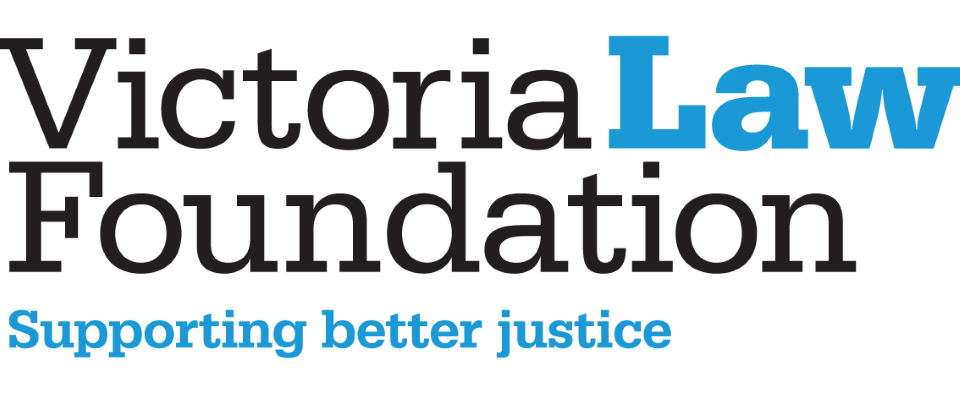 Logo: Victoria Law Foundation: Supporting better justice