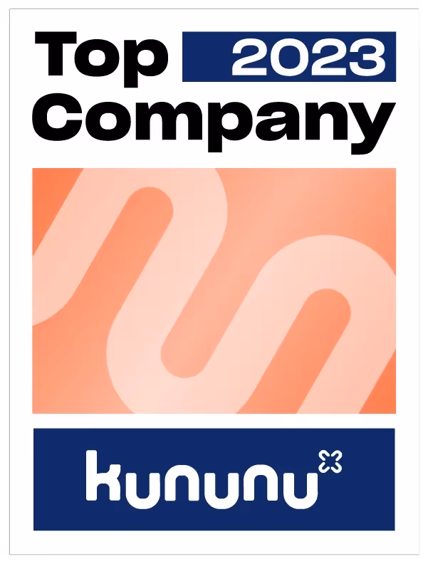 Logo Kununu Top Company 2023.