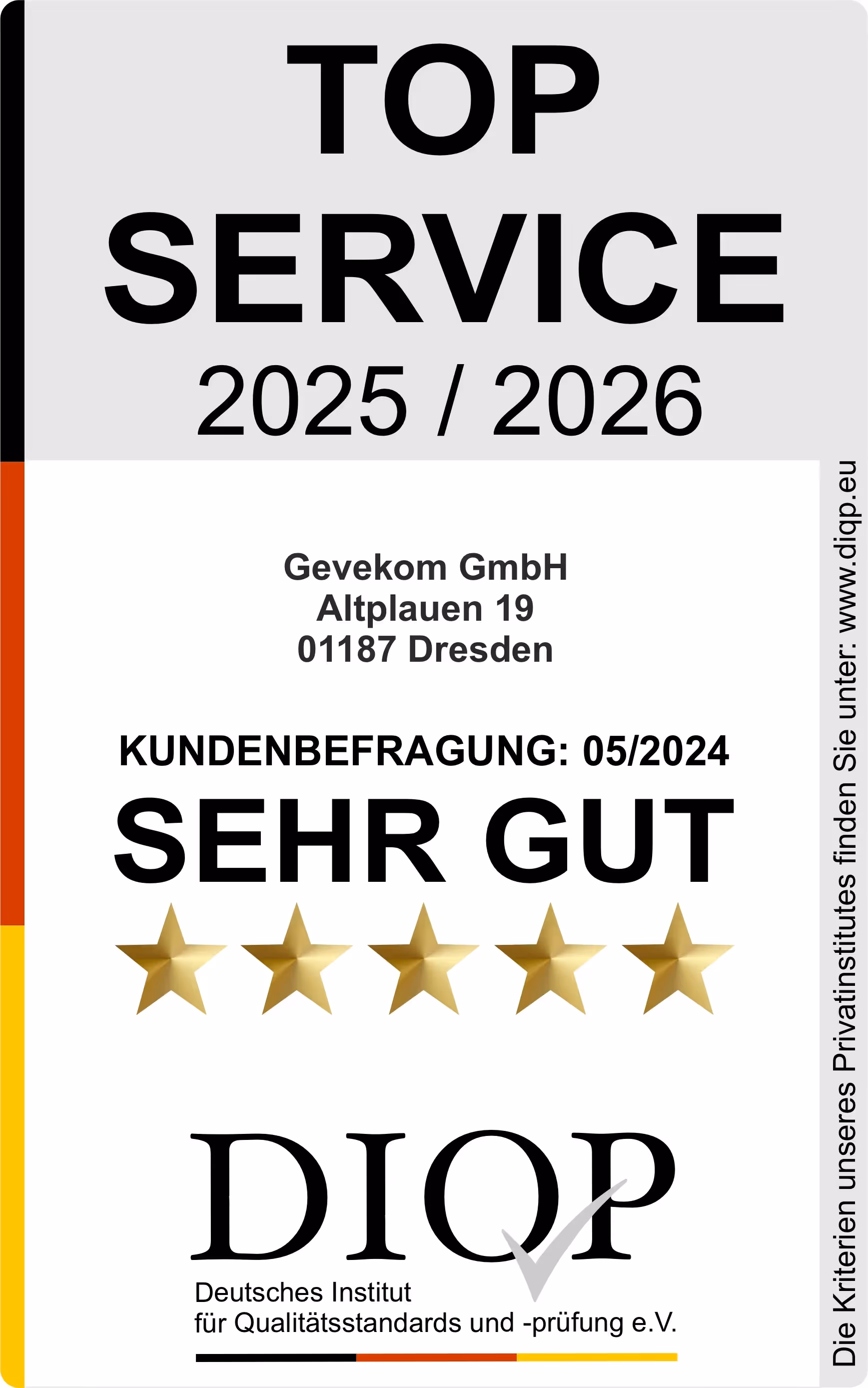 DIQP Top Service 2025/2026