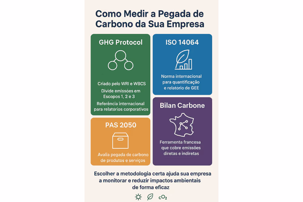 Como medir a pegada de carbono da sua empresa gráfico