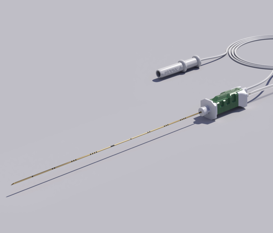 Single-shot nerve block needle