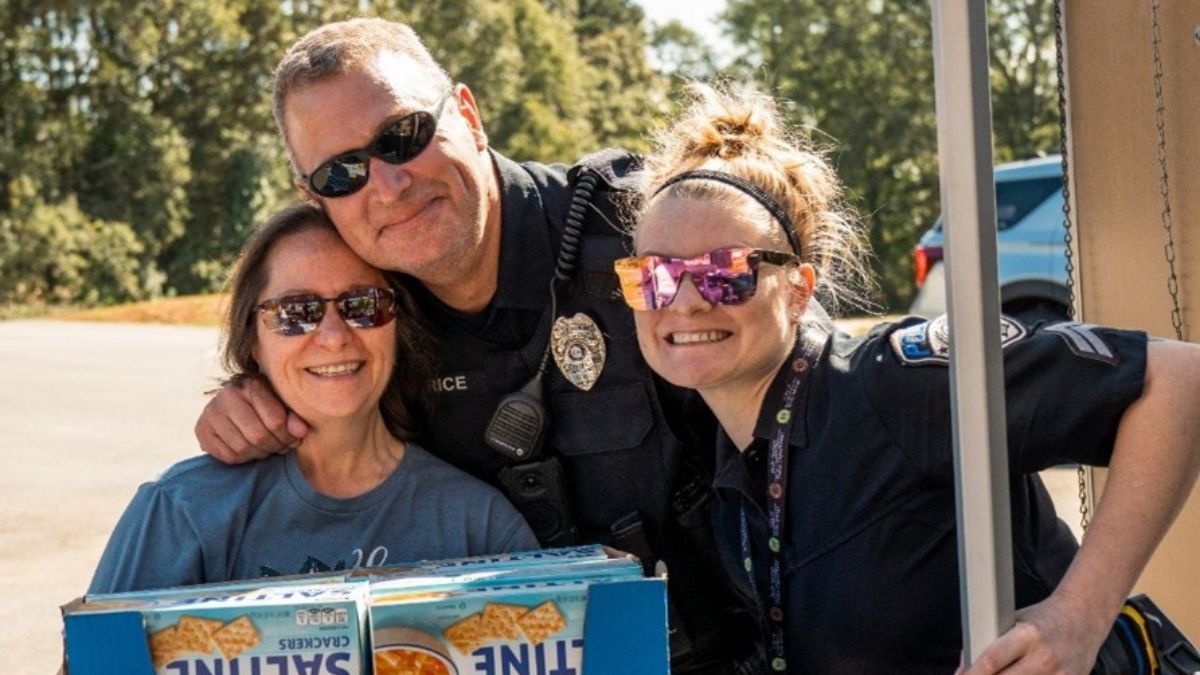 Faith & Blue Food Drive