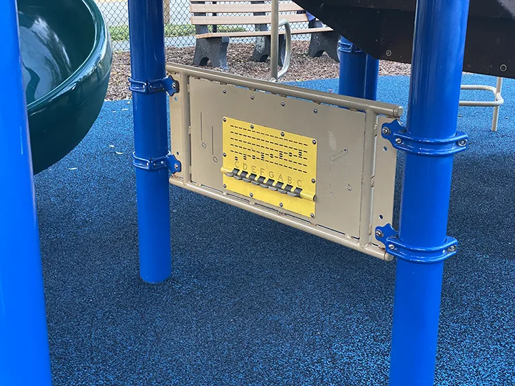 Sensory play is limited at RIver Park in Naples Florida