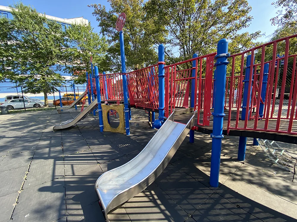 The Bush Clinton Playground in Red Hook