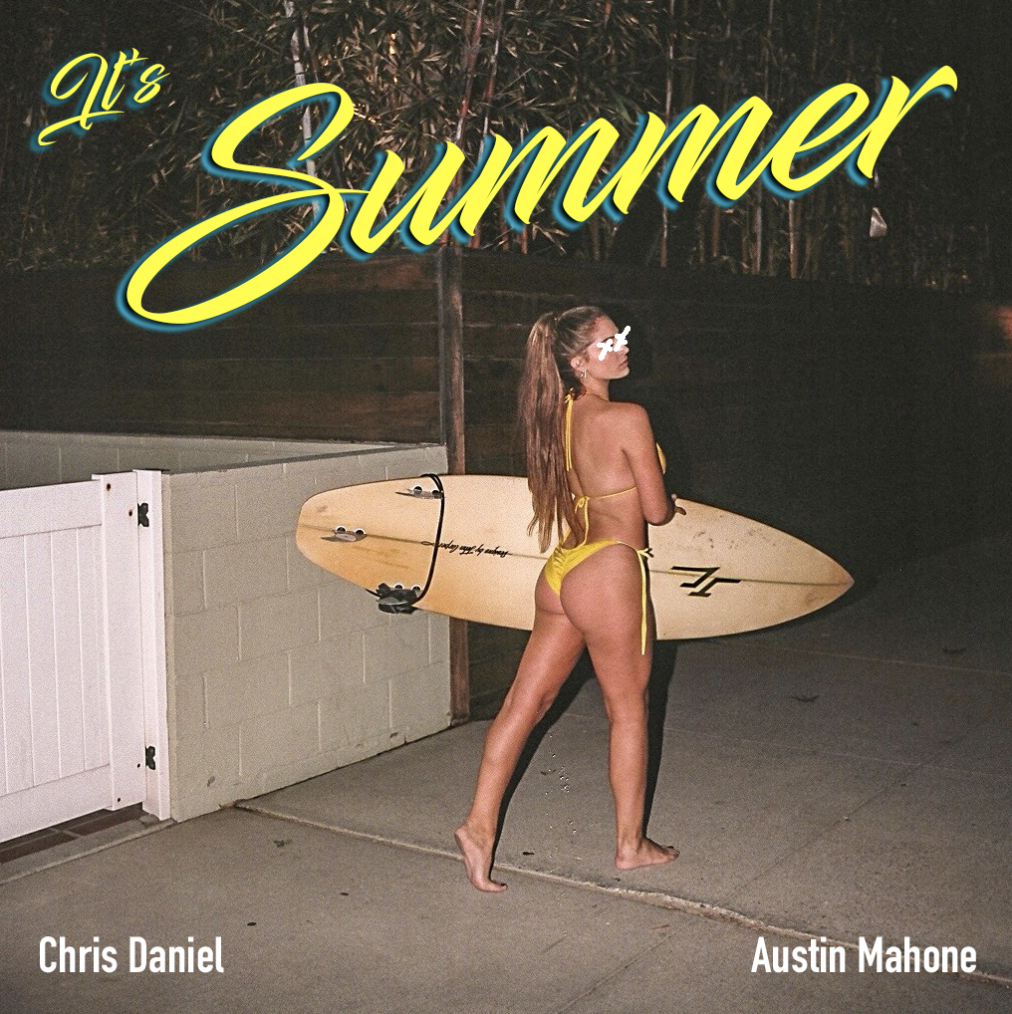 Arte de la portada del sencillo “It’s Summer” de Chris Daniel y Austin Mahone.