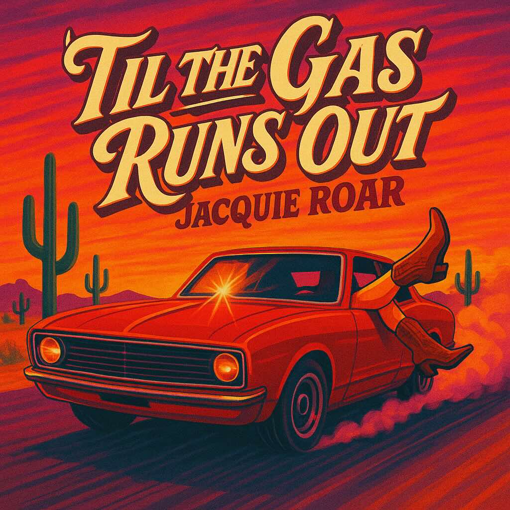 Jacquie Roar, "Til the Gas Runs Out" single cover art