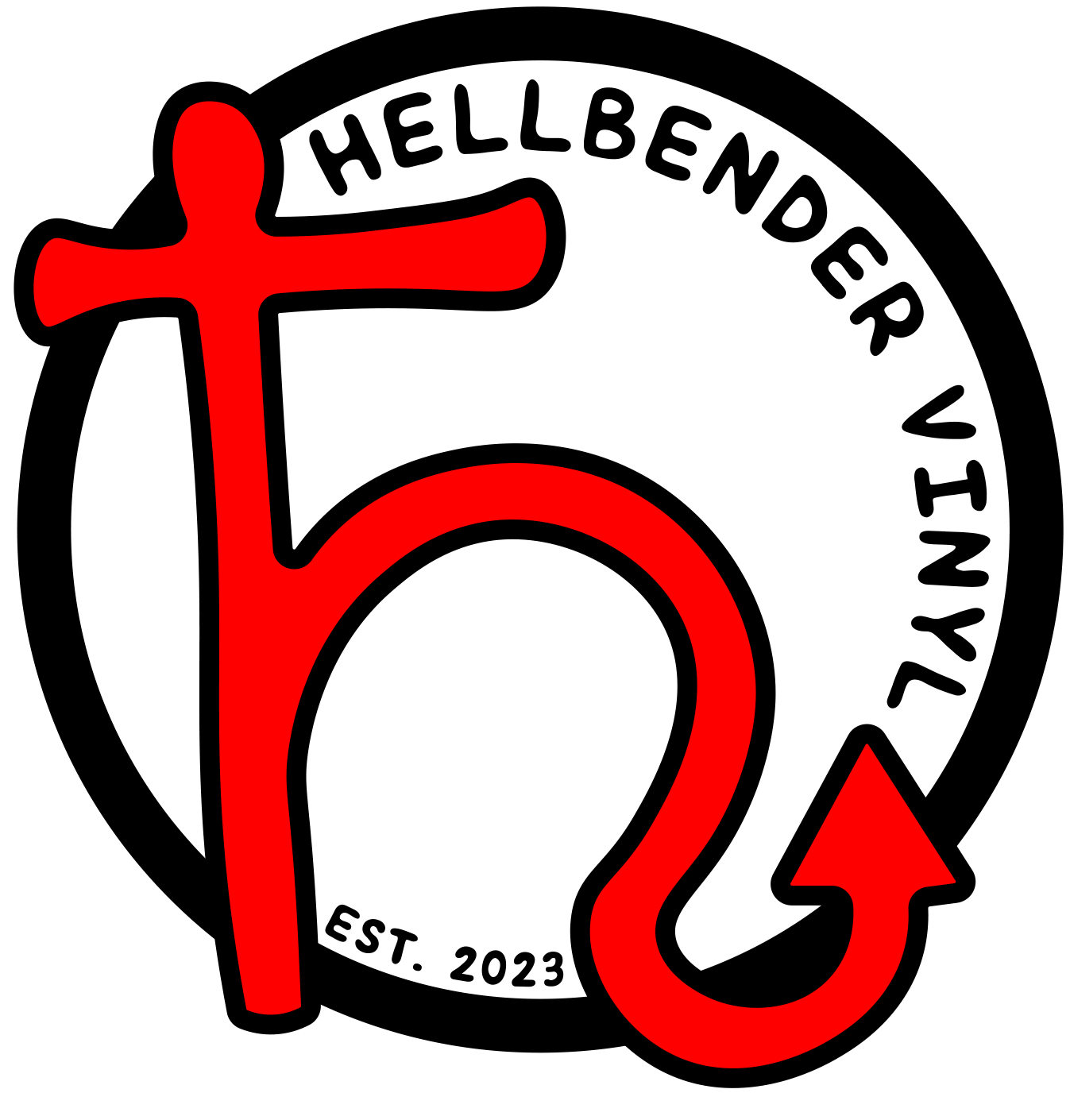 Hellbender Vinyl, Logo