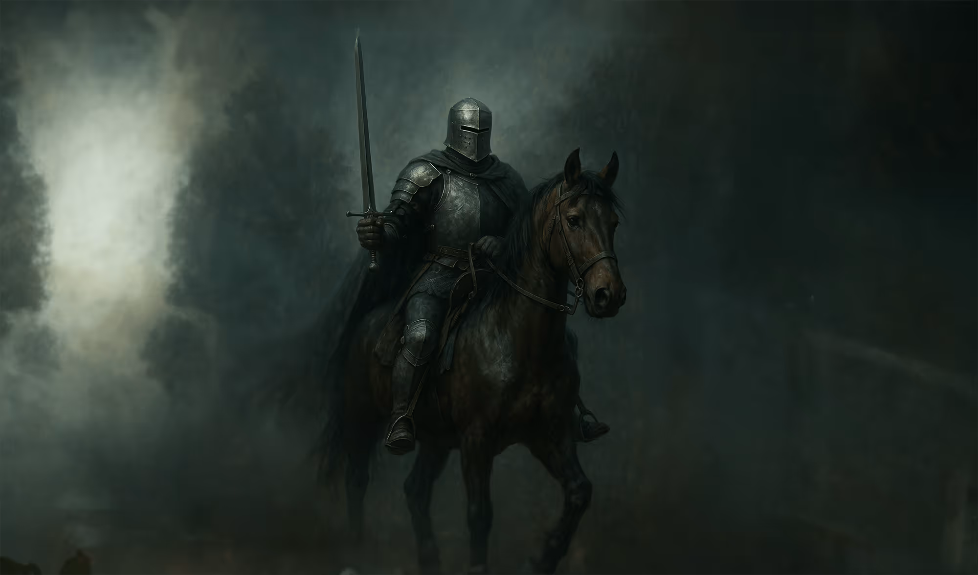 intelligent-evaluation-percival kinght on a horse