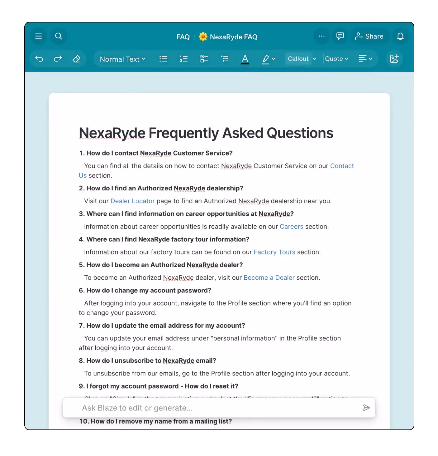 FAQs