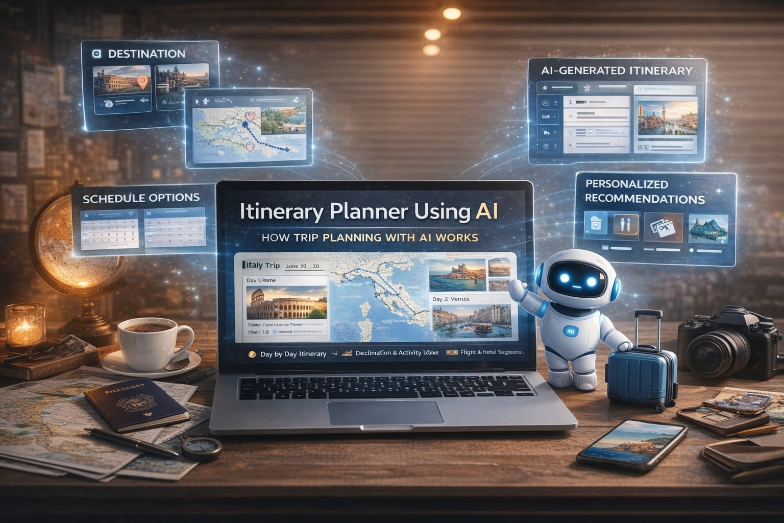 Itinerary Planner Using AI | Blaze.ai