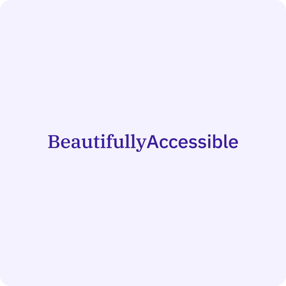 Beautifully Accessible Logo