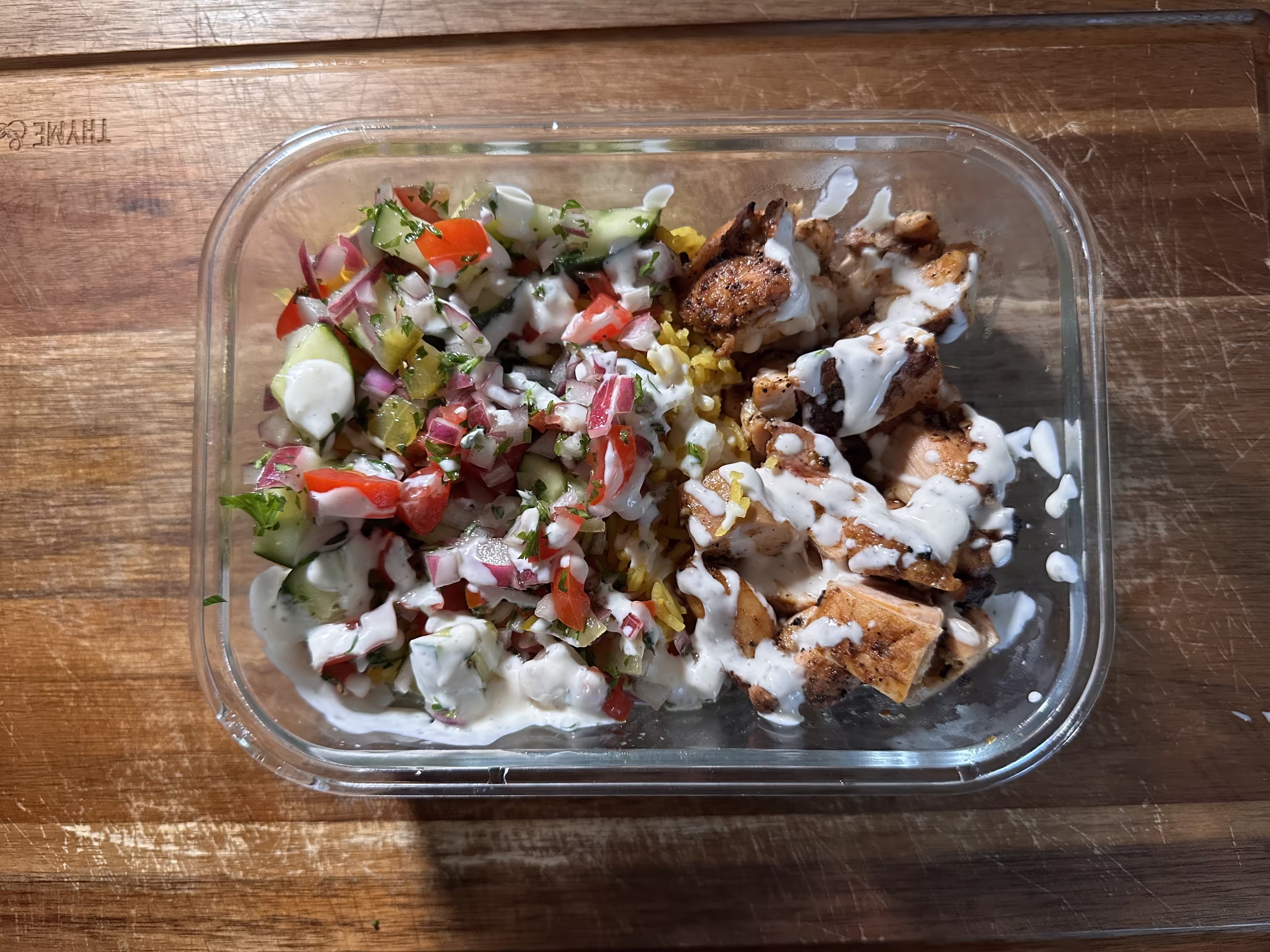 Chicken Shawarma Rice Bowls