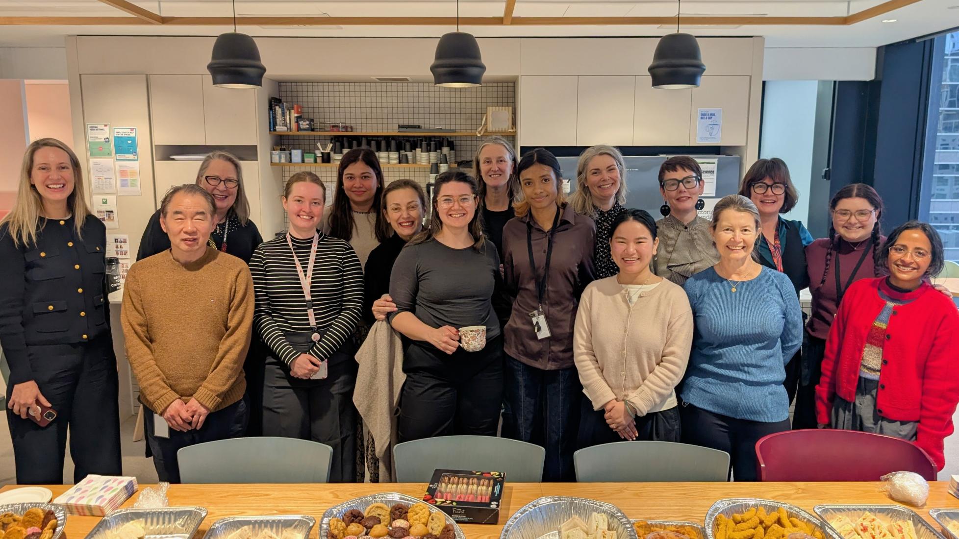 Nicole Pal at her farewell morning tea with VLF staff
