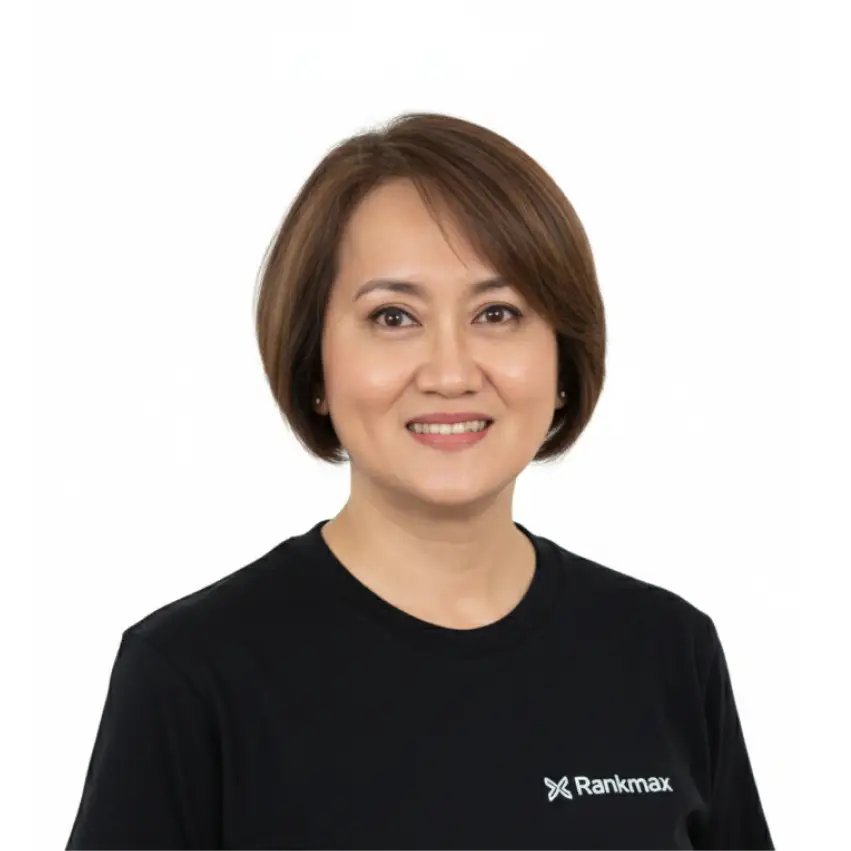 Headshot of Rose, AI SEO Coordinator at Rankmax