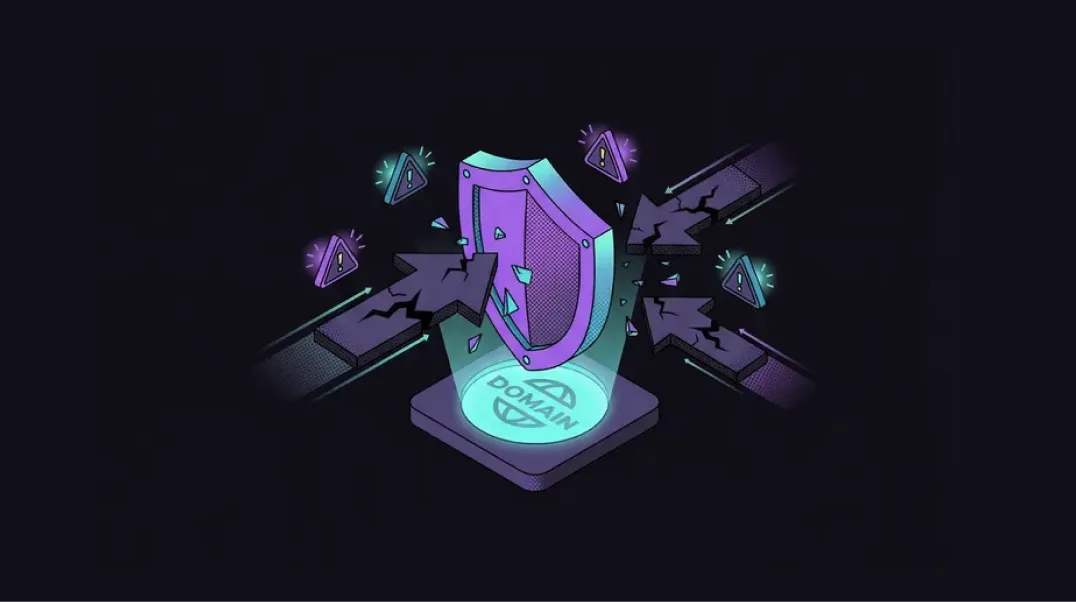 Isometric illustration of a toxic backlink monitoring shield blocking harmful link building threats.