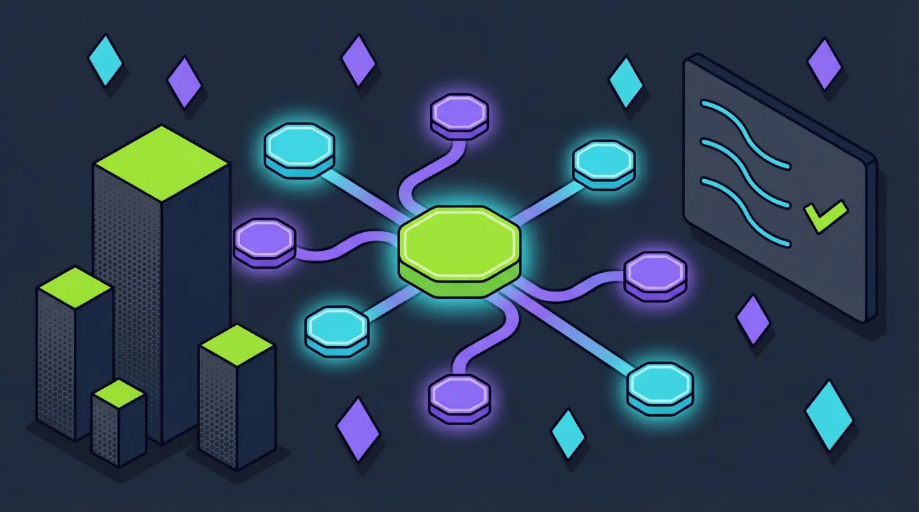 Semantic SEO guide showing topic clusters, entities and knowledge graph relationships.