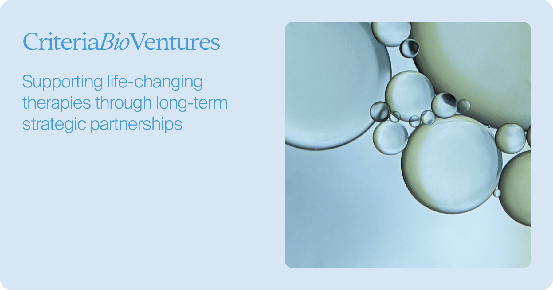 Criteria Bio Ventures photo