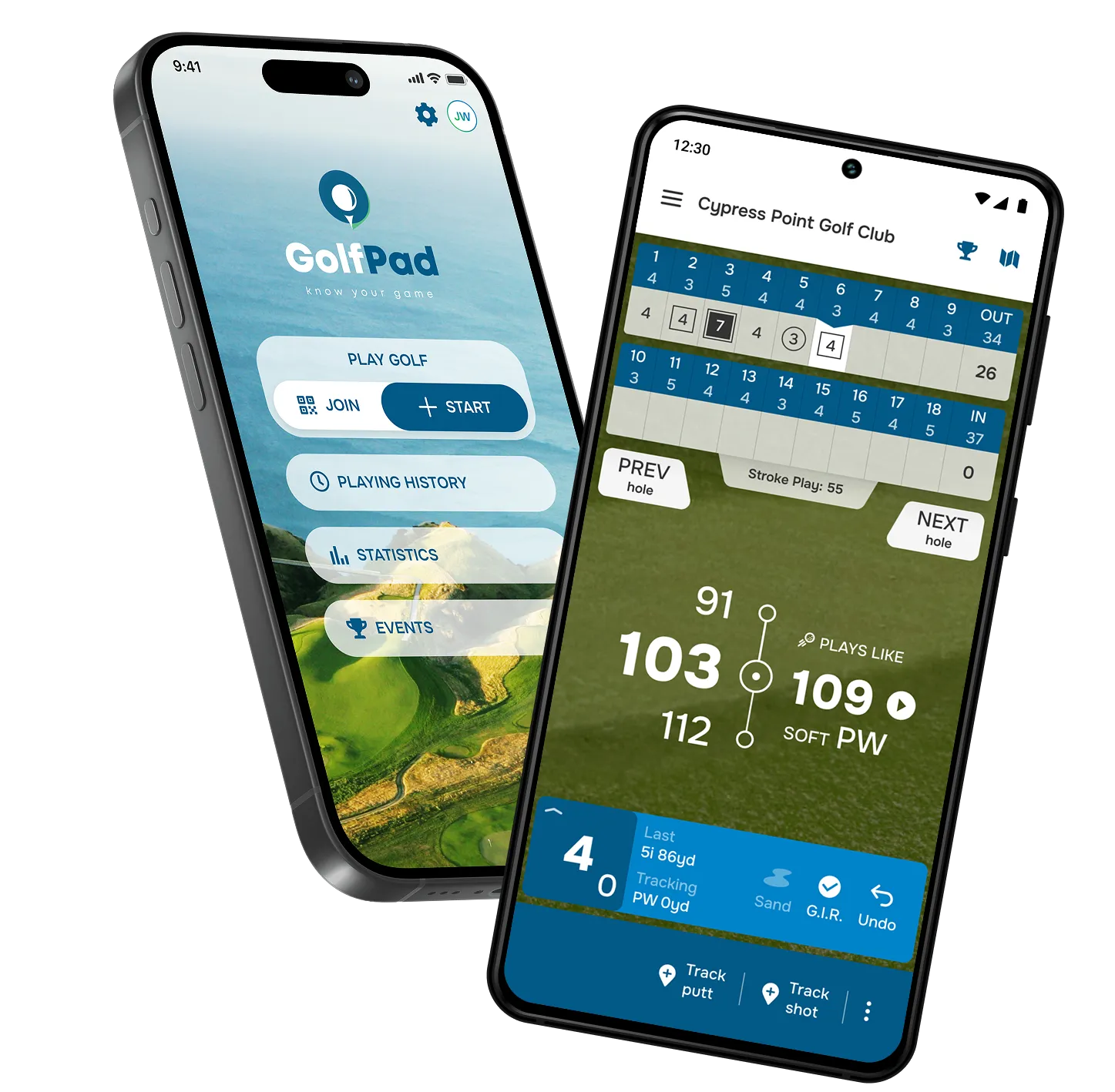 Golf Pad GPS App