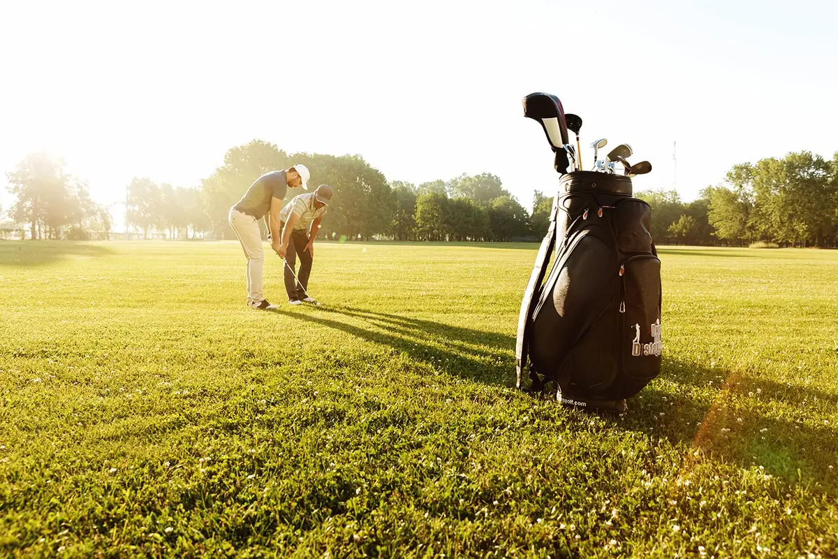 Grass on a golf course