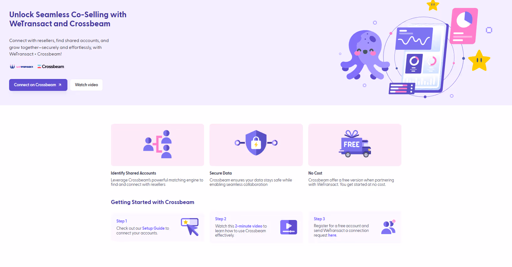 Crossbeam Page Screenshot