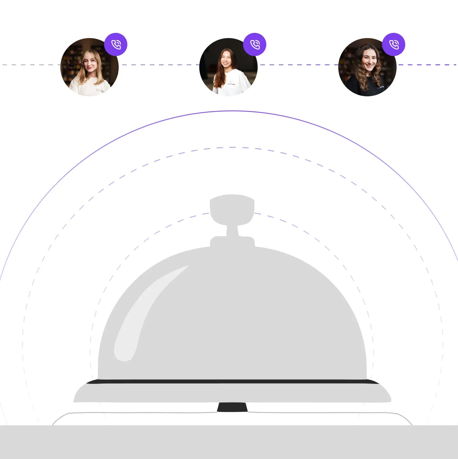 virtuelle Live-Empfangsdame