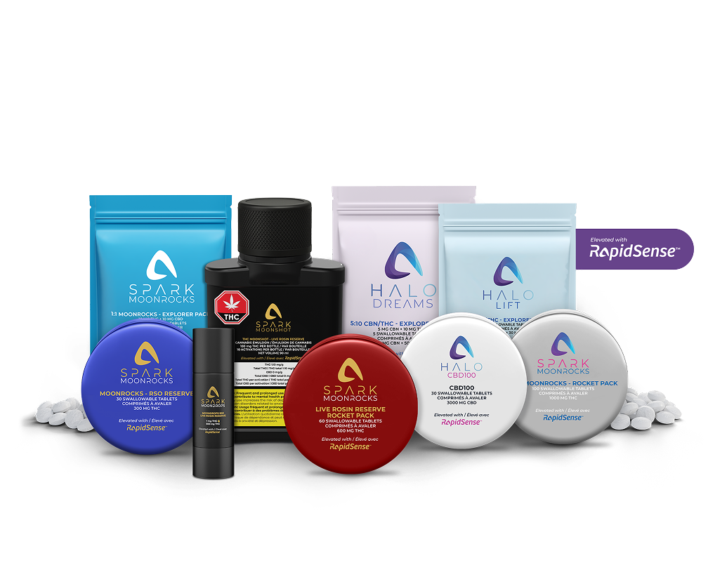 Aspire products displayed next to each other including Spark and Halo product lines