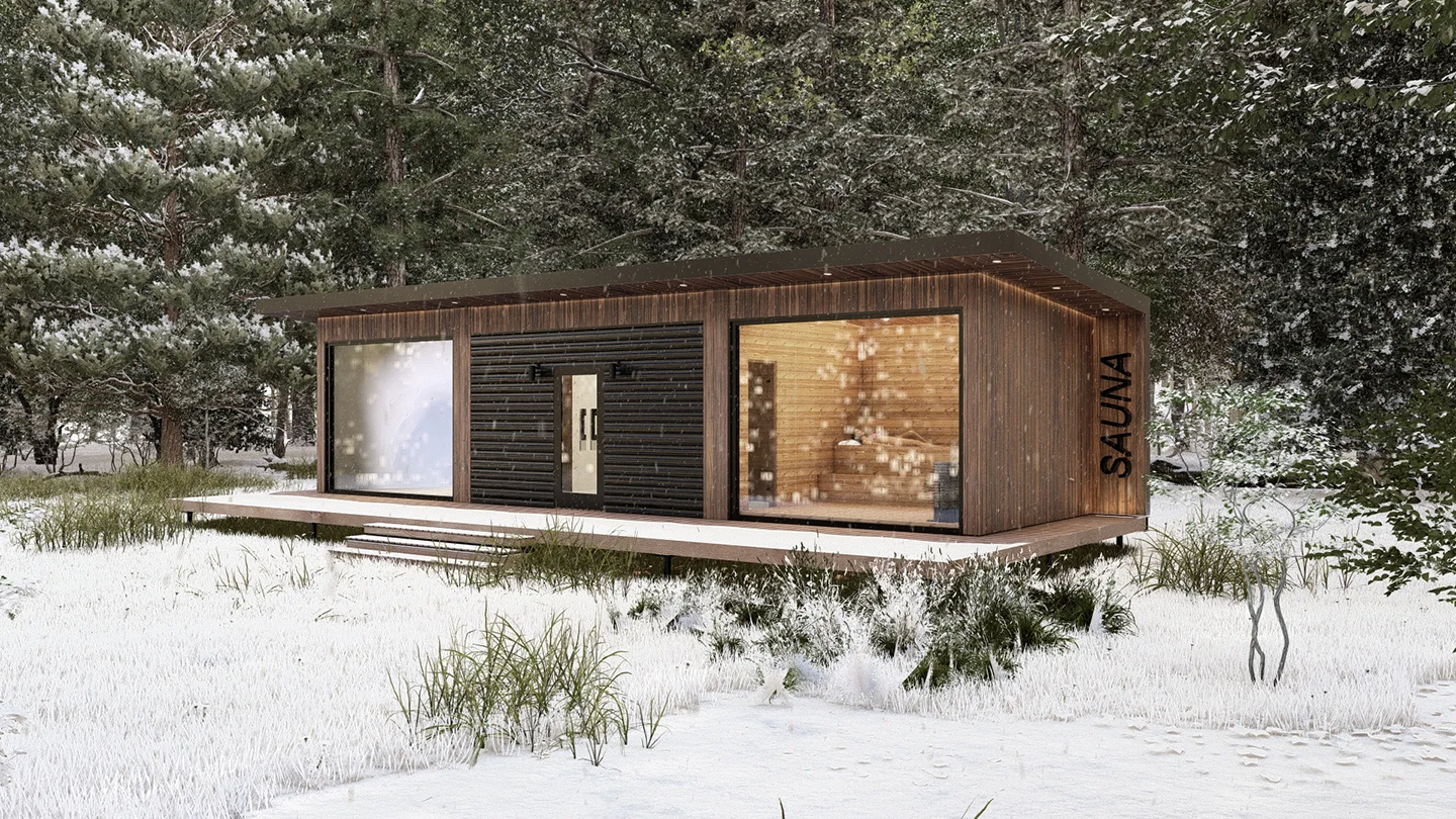 Glamping sauna & steam structures